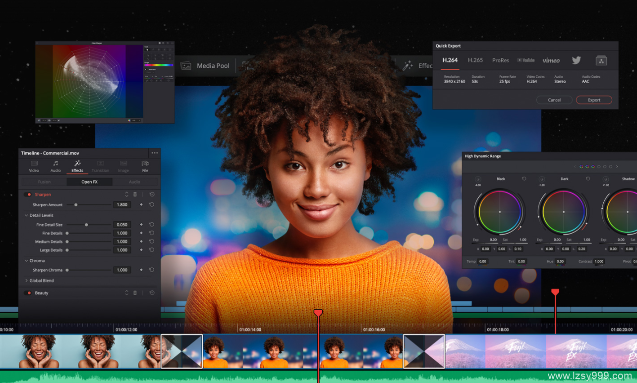达芬奇DaVinci Resolve Studio v19.0.3 Win正式版|信源通信