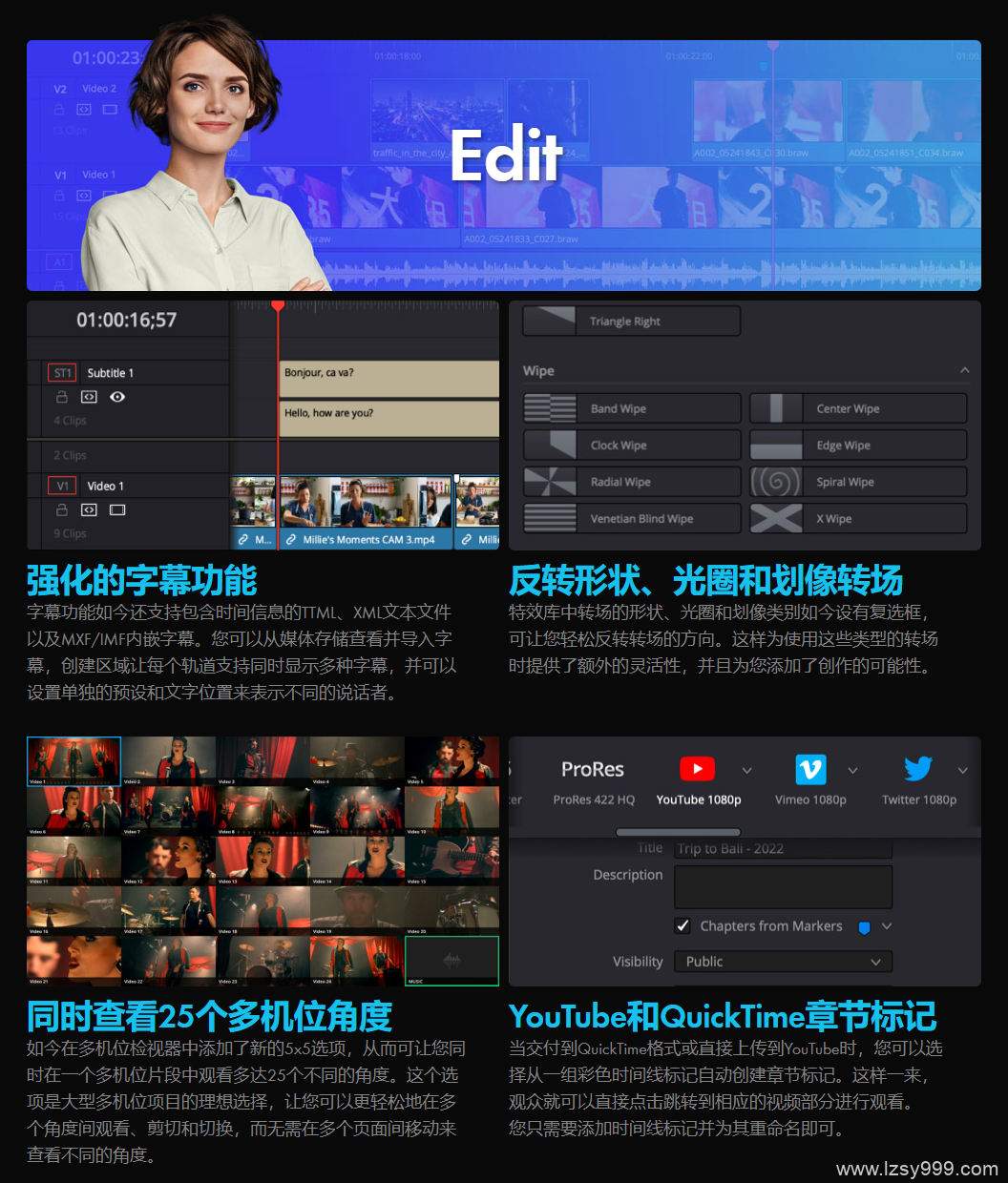 图片[4]|达芬奇DaVinci Resolve Studio v19.0.3 Win正式版 专业的剪辑调色特效和音频后期制作软件|信源通信